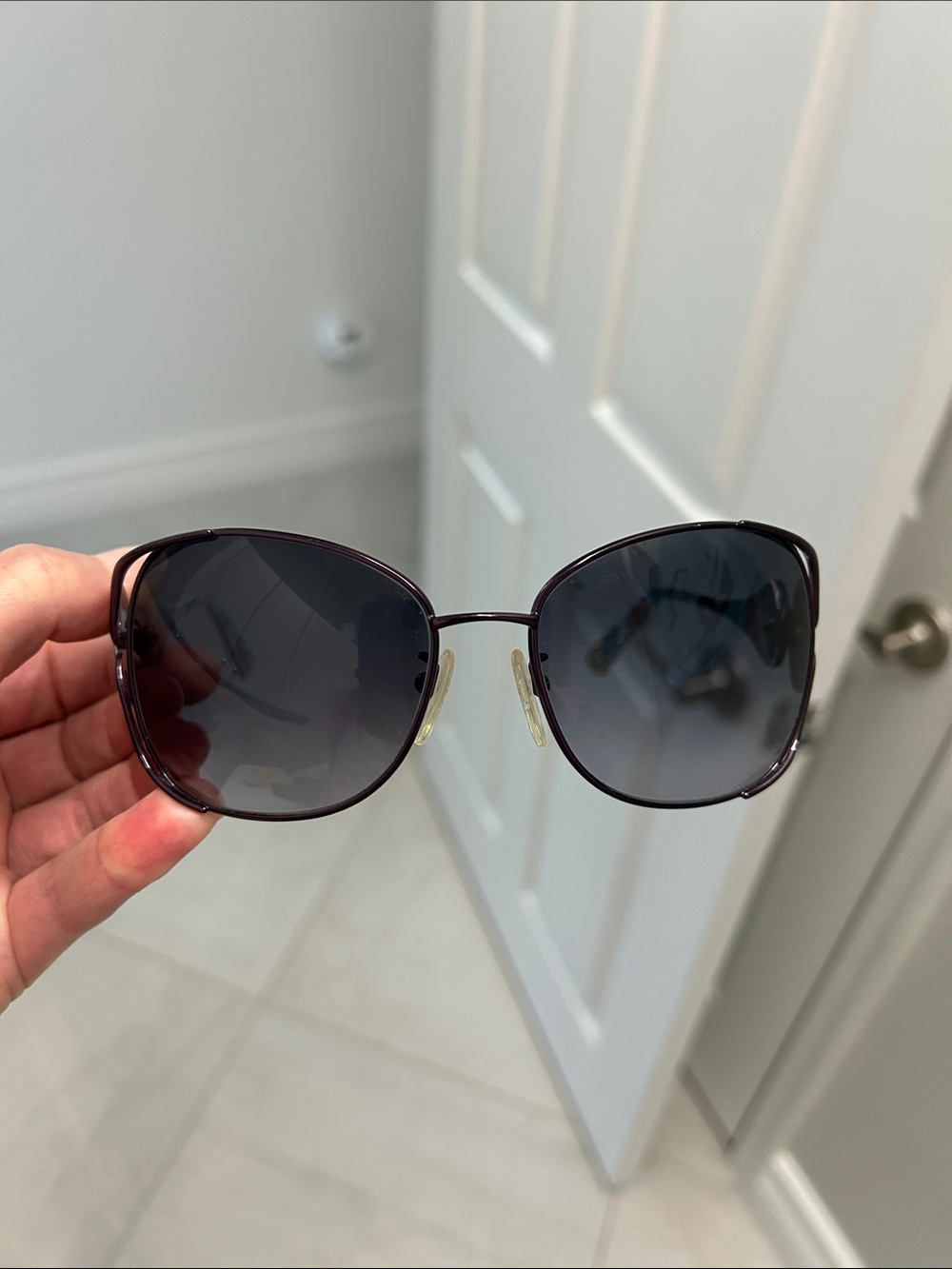 Emilio Pucci Purple Metal Frame Sunglasses - Picture 4 of 11